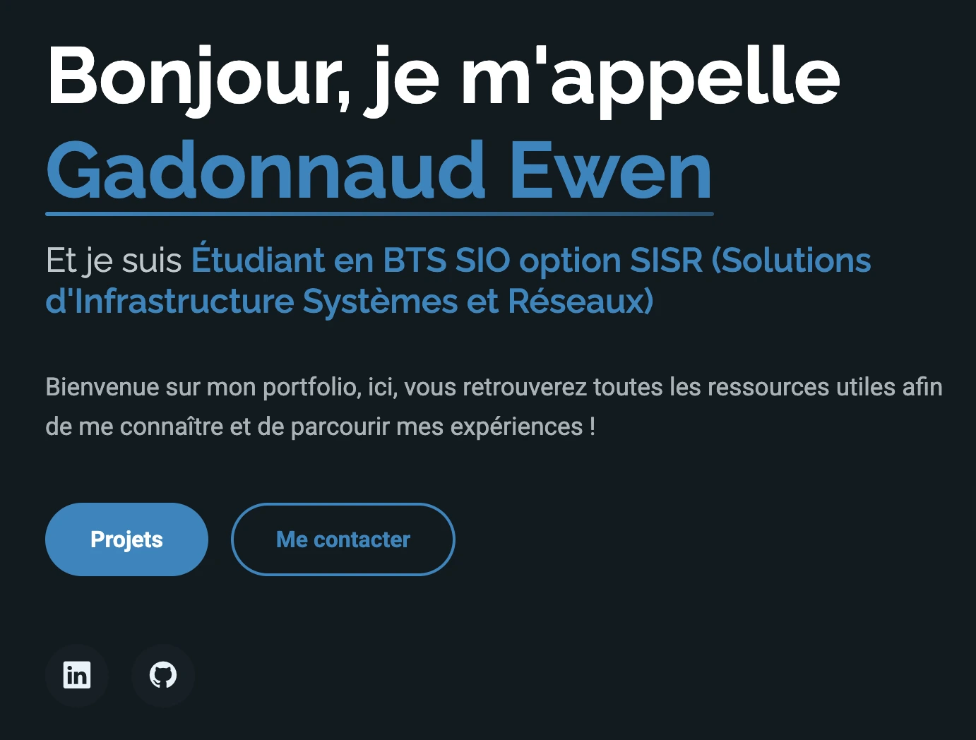 Site de portfolio numérique